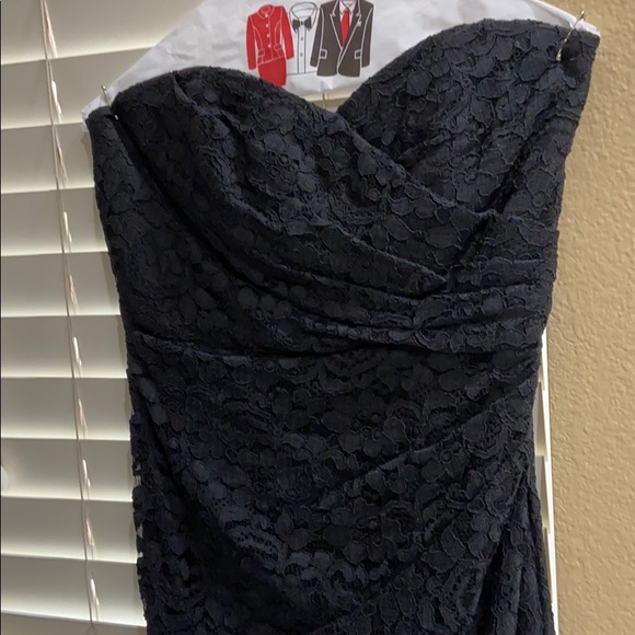 Black Lace Bridemaid Dress - Picture 4 of 4